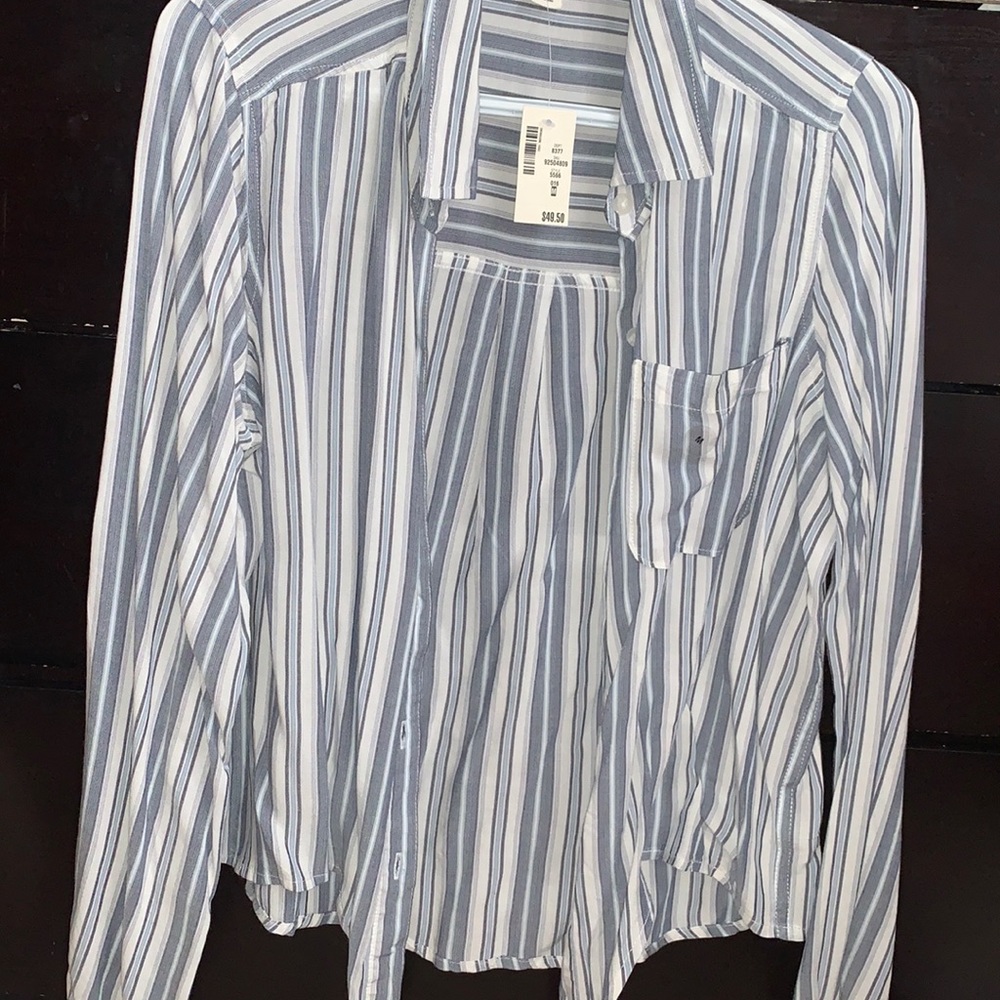 Aeropostale Striped Button up collared shirt